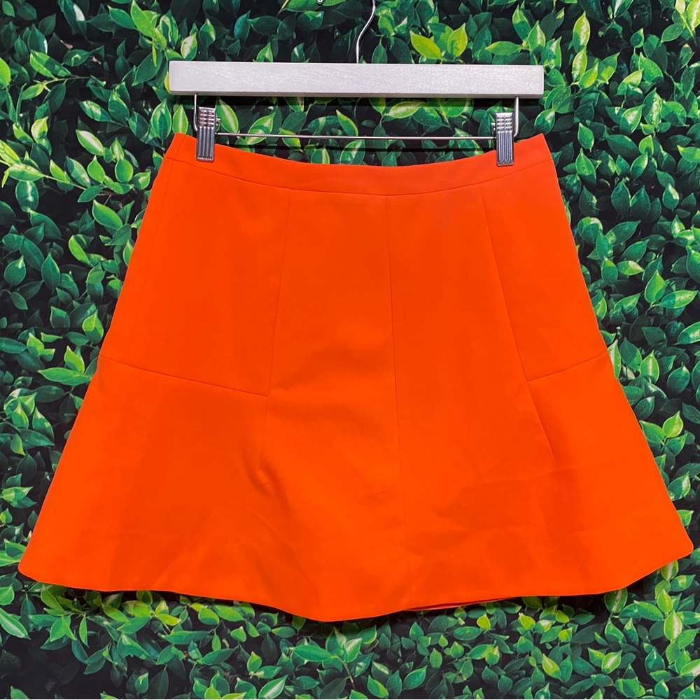 J. Crew Factory Neon Orange Skirt Size 4